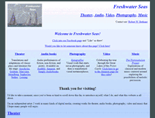 Tablet Screenshot of freshwaterseas.com